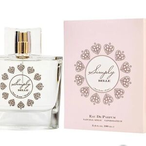 Simply Belle Women's Eau de Parfum Spray in Light Pink and Clear Bottle